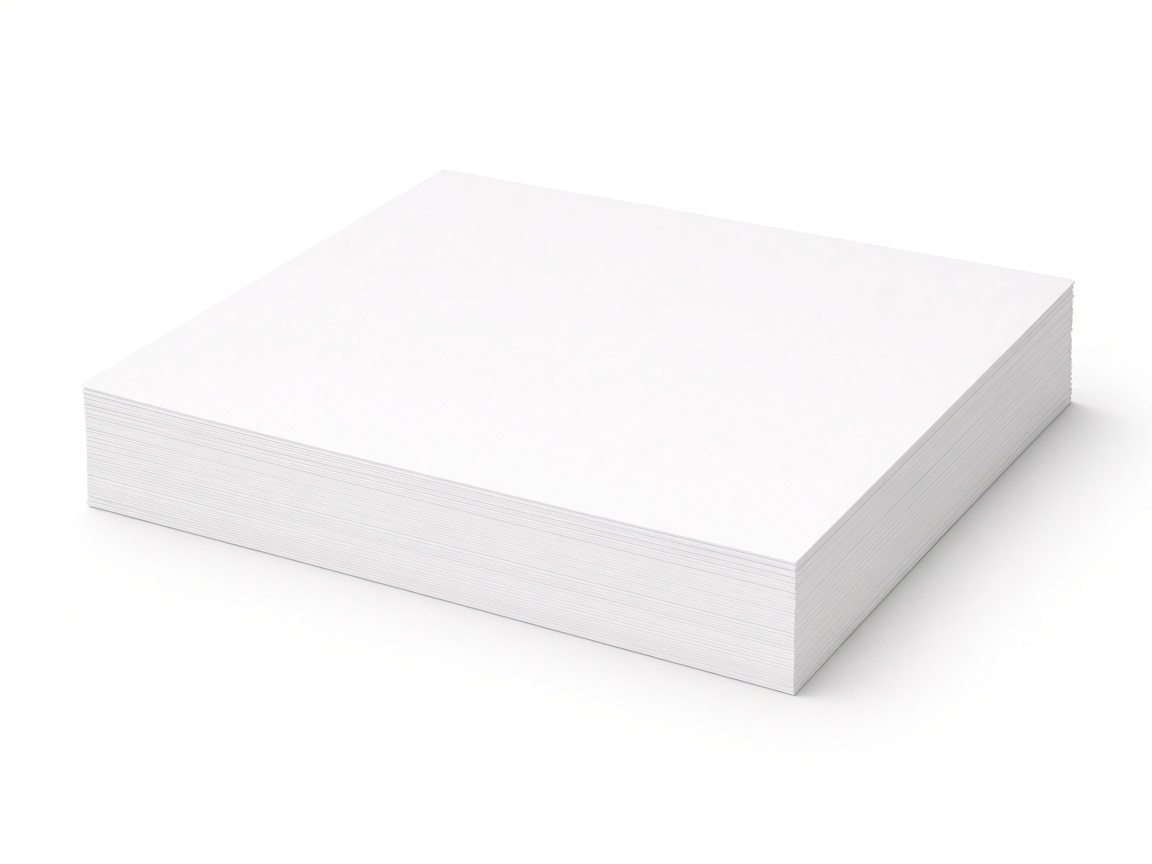 Stack of white photocopy paper