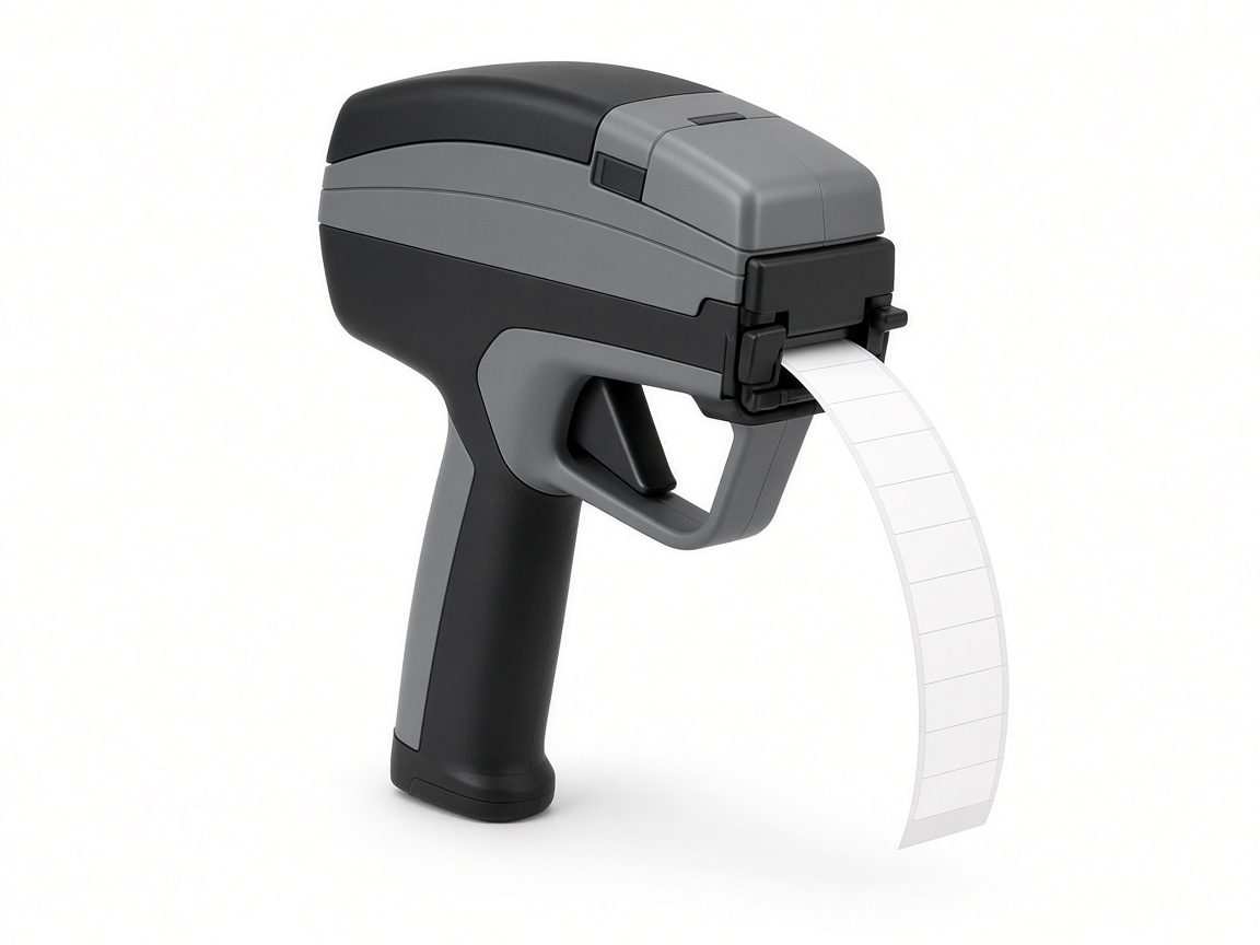 Handheld two-line price label gun